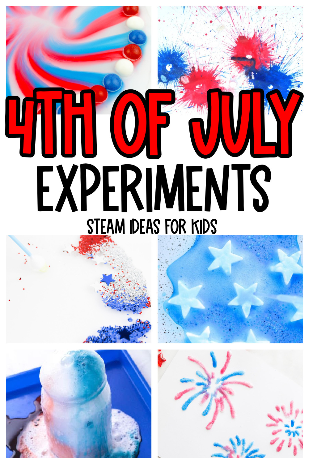 Red, White, and Blue Science Experiments